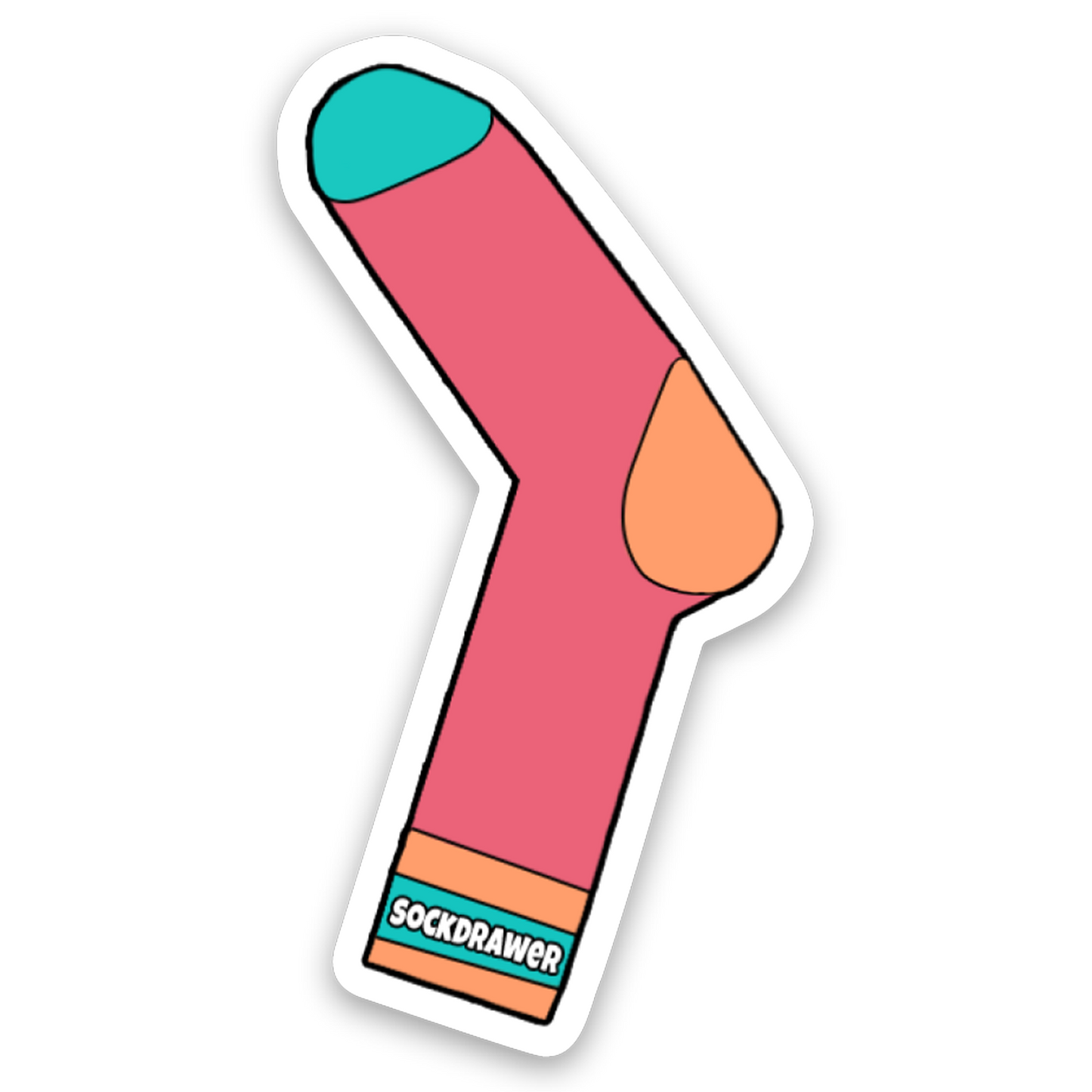 Die Cut Sock Sticker